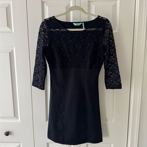 Elegant Black Lace Dress